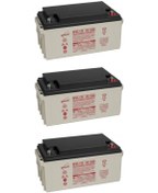 Resim Genesis Npl65-12 12volt 65amper Ups Aküsü 3lü Set 
