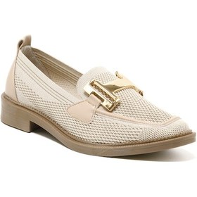 Resim Oxford Klasik Kadın Mar-25y-039-016 John May Bej Triko Bej 