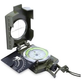 Resim Xmldepot Prizmatik Suya Dayanıklı Işıltılı Pusula Ile Kılıfı Askeri Ordu Kamp Yürüyüş Seyahat Için Jeoloji Pu 