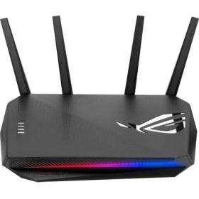 Tether Router Gaming Asus ROG STRIX-AX3000 WIFI6 Dual Band Gaming Extendable Router-Aura RGB ...
