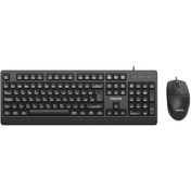 Resim Philips Spt6247 Kablolu Türkçe Q Klavye Ve Mouse Seti Siyah 