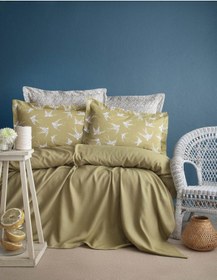 Resim Çift Kişilik Freely Olive Bambu Pike Takımı Sarı 