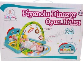 Resim Piyanolu Dinozor Oyun Halısı 