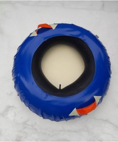 Resim Kar Kızağı Şişme Büyükboy 110 Cm Çap Mavi 