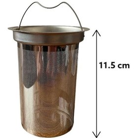 Resim Çay Makinesi Metal Demlik Süzgeci Uyumlu 
