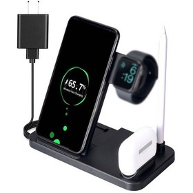 Resim Reedark Qi Hızlı Şarj Kablosuz Şarj Standı İphone 12/11 Pro Max/xr/xs Max/x İle Uyumlu 