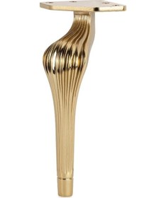 Resim Ottoman Lüx Metal Ayak 21 Cm Altın Mobilya Koltuk Ayağı 