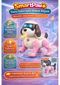 Resim Smartpaw Dans Eden Işıklı Robot Köpek Müzikli Hareketli Eğlenceli Akıllı Oyuncak - Çok Renkli 
