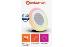 Resim Polosmart FS87 Bluetooth Hoparlör LED Ambiyans Aydınlatma 