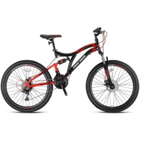 Resim Hunter - 24" - Mtb - 15' - 21 Vites - M.disc - Siyah/gri-kırmızı Siyah - Gri - Kırmızı 