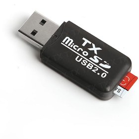 Resim Tx TXACUCR204 USB 2.0 microSD Siyah Kart Okuyucu 