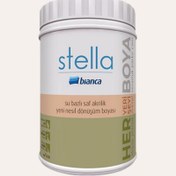 Resim Bianca Mistik Beyaz 1 Litre Stella Su Bazlı Saf Akrilik Boya (611G_1055_1.00) 