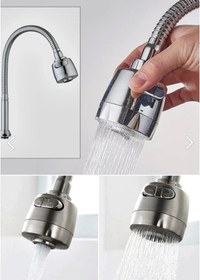 Resim Oynar Başlıklı Tasarruflu Spiral Musluk Başlığı 2 Fonksiyonlu Kub 