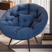 Resim AVYNA Elite Milano Modern Tekli Berjer – Ergonomik Dinlenme ve Okuma Koltuğu | Lüks Tay Tüyü Döşeme 