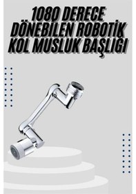 Resim Cj Mutfak Musluk Başlığı 1080 Derece Dönebilir Oynar Başlıklı Musluk Aparatı 