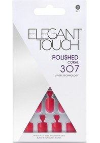 Resim Elegant Touch Takma Tırnak Polished Coral Mercan 