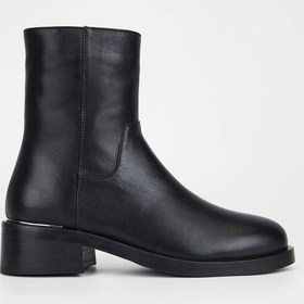 Resim Tamer Tanca Kadın Hakiki Deri Siyah Deri Casual Bot 33 28517 Bn Bot Sk23/24 Sıyah Dr Siyah 