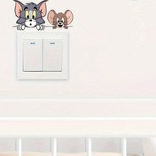 Resim 1 adet Duvar Çıkartması Sticker - Modern Karikatür Tasarımı ile Kırmızı Kalpler ve Yıldızlar, Kendinden Yapışkanlı PVC Dekor, Yatak Odası, Oturma Odası, Banyo, Mutfak için - İç/Dış Mekan Kullanımı, Tatiller ve Doğum Günleri için Mükemmel Hediye, Yatak Odası Duvar Dekoru, Eğlenceli Ev Aksesuarı, Kolay Uygulama Sticker 