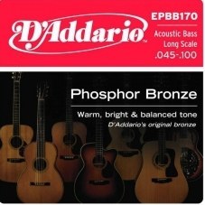 Resim D'Addario EPBB170 Akustik Bas Gitar Teli (45-100) 