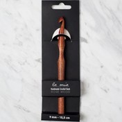 Resim La Mia Rosewood 9 mm 15.5 cm Ahşap Yün Tığ 
