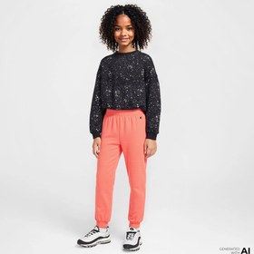 Resim Champion Slim Fleece Jogger Çocuk Turuncu Eşofman Altı 