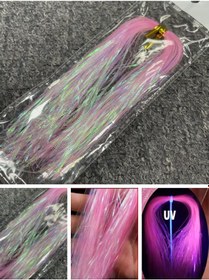 Resim Eagenset Çapari Sim Uv Neon Açık Pembe Balık Sırtı 1 Mm 35 M 