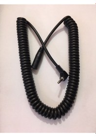 Resim Spiral Aux Kablo 3.5 Erkek 3.5 Dişi Uzatma 2.5 Metre Uzama 