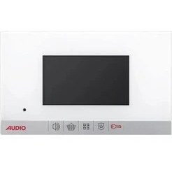 Resim Audio "4.3" Beyaz Görüntülü Diafon Bus Plus 1180/1180B Mekanik Butonlu 