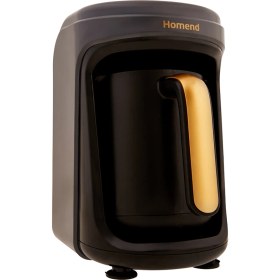 Resim Homend Pottoman Milk in 1872H Sütlü Türk Kahve Makinesi Antrasit Gold 