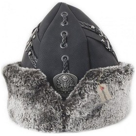 Resim Börk, Kalpak, Geleneksel Kayı Alp Şapkası, Siyah - 2001 Diğer 