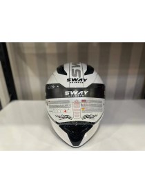 Resim Kask Sway Sw 850 Whıte/silver Full Face 