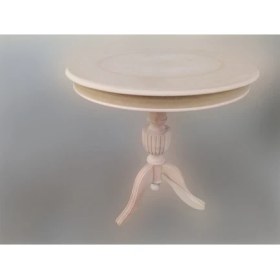 Resim Bengi Ticaret Fiskos Baba Ayak Model Parlak Ihlamur Ağacı Ayak Ham Mdf Tabla El Yapım 