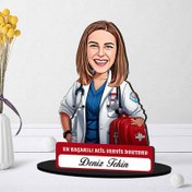Resim En Başarılı Kadın Acil Servis Doktoru Karikatürlü Biblo 
