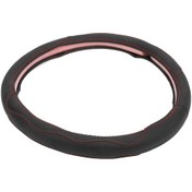 Resim Siyah Yapay Deri Direksiyon Kapağı Huiliang 