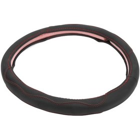 Resim Siyah Yapay Deri Direksiyon Kapağı Huiliang 