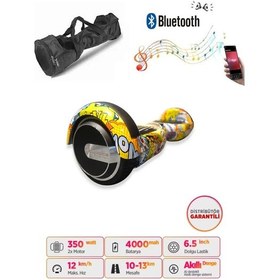Resim Citymate Elektrikli Kaykay Akıllı Denge Hoverboard + Hoverkart + Çanta Full Ledli Extrem Paket D25 