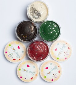 Resim Sparkly Happy New Year Çok Renkli Oyun Hamuru 