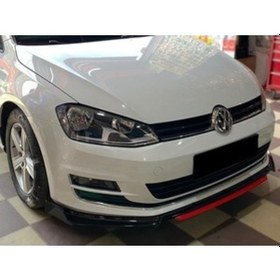 Resim Vw Golf Lip 4 Parça Kırmızı / Tampon Eki 