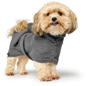 Resim Riga Köpek Bornozu - Gri / 40 