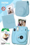 Resim Fujifilm Instax Mini 11 Mavi Fotoğraf Makinesi Ve Kare Albümlü Hediye Seti 22 