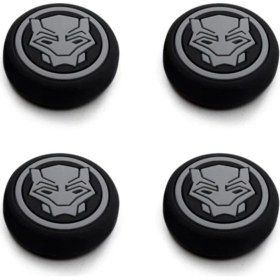 Resim Black Panther Desenli Xbox One S/one X/xbox E/xbox 360 Analog Koruyucu Silikon Pad 