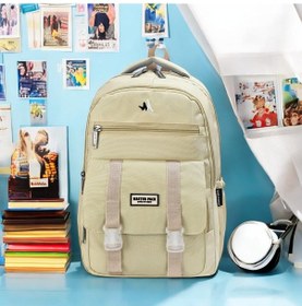 Resim Çok Gözlü Su Geçirmez Suluklu Ortopedik Sırt Çantası Model 26 