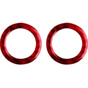 Resim Aiorwel Benz C-Class W204 2007-2010 Için Kırmızı Karbon Fiber Gösterge Paneli Hava Menfezi Iç Döşemesi (Yurt Dışından) 