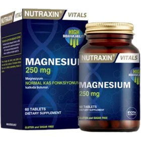 Resim NUTRAXIN Magnesium 250mg 60 Tablet 