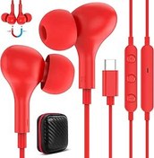 Resim USB C Mikrofonlu Kulaklık, Kulak İçi Kulaklık, Kablo Tip C Kulaklık USB C Bağlantısı HiFi Stereo iPhone 16 15 Pro iPad Air Samsung Galaxy A35 A55 A34 A54 A16 5G S24 S23 Xiaomi 14T 13 Pixel 9 8 için, 