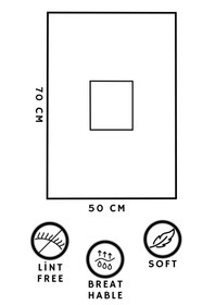 Resim Açık Gri 2 Adet 260gr Ayak Havlusu - Paspas - Açık Gri 