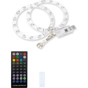 Resim Spibicyy Ps5 / Ps5 Slim Konsolu Için Rgb LED Işık Şeridi, Ir Uzaktan Kumanda/app/usb 3 Yöntemi, Kendin Yap Dekorasyon Aksesuarları (Yurt Dışından) 