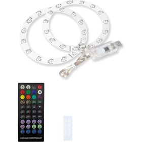 Resim Spibicyy Ps5 / Ps5 Slim Konsolu Için Rgb LED Işık Şeridi, Ir Uzaktan Kumanda/app/usb 3 Yöntemi, Kendin Yap Dekorasyon Aksesuarları (Yurt Dışından) 