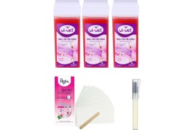 Resim Vivet Pudralı Kartuş Roll On Sir Ağda 100MLX3'LÜ+BEZ+KALEMPAR 
