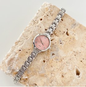 Resim Vesce Atelier Nervion Gümüş Saat Pembe 